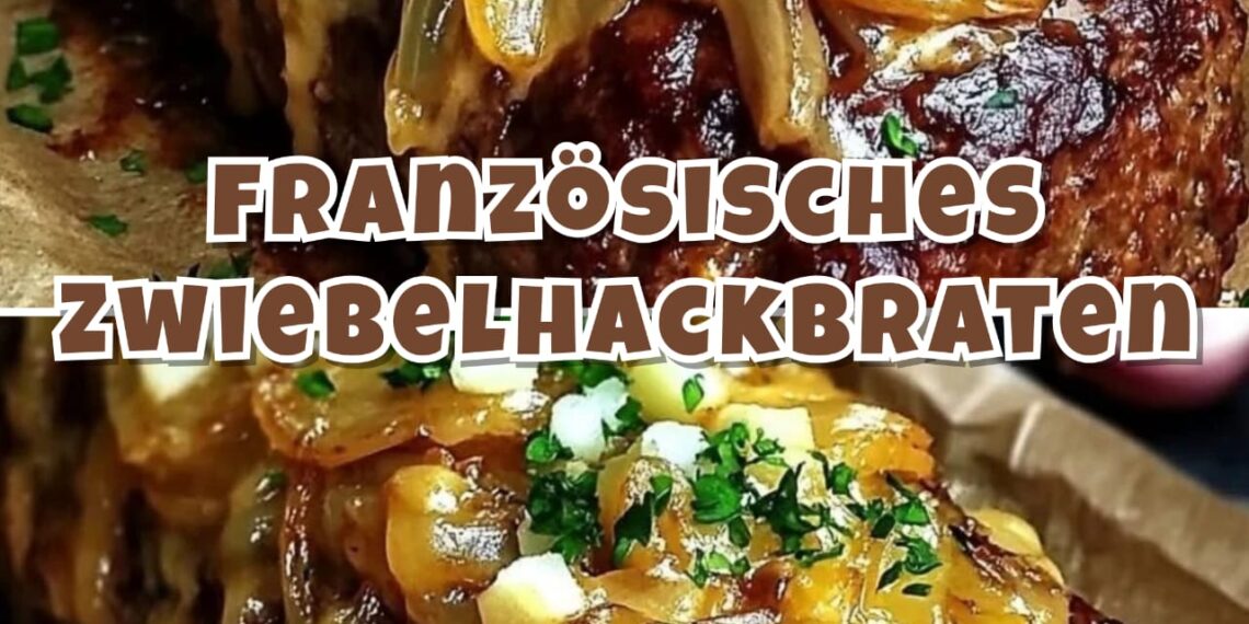 Französisches Zwiebelhackbraten