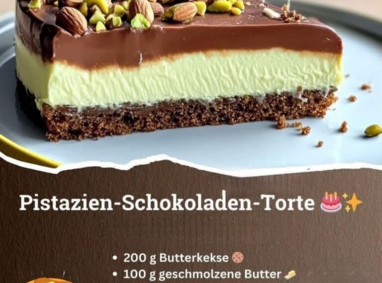Pistazien-Schokoladen-Torte