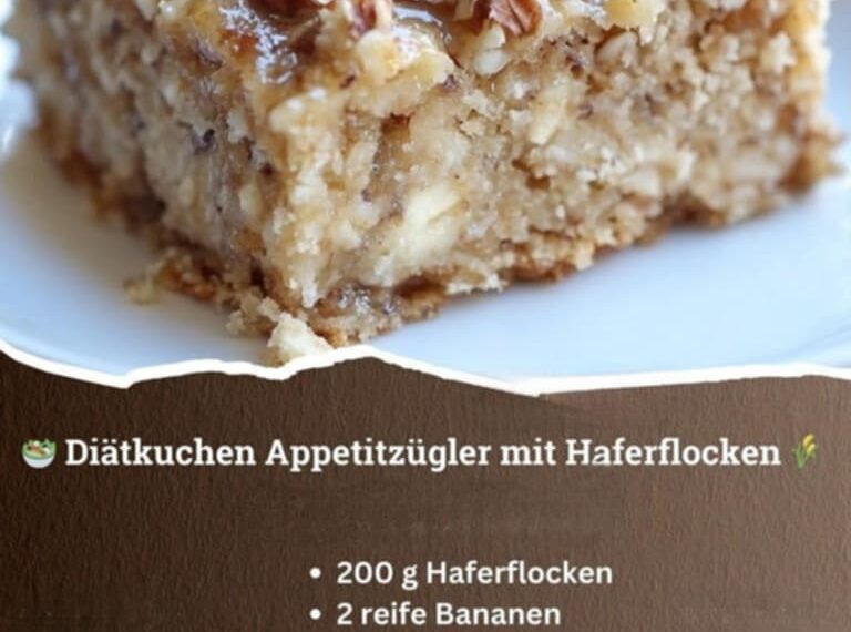Diätkuchen Appetitzügler mit Haferflocken