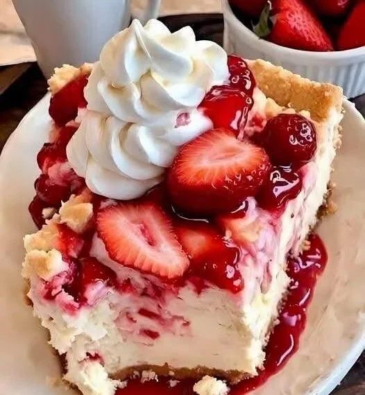 Käsekuchen ohne Backen mit 600 g Erdbeeren