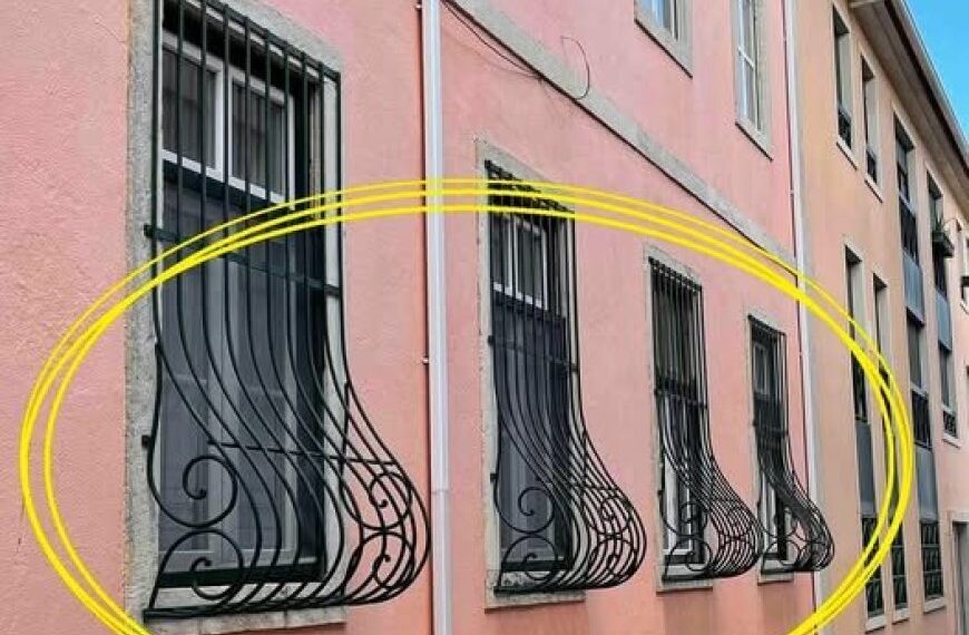 Warum haben manche Fenstergitter unten eine Rundung