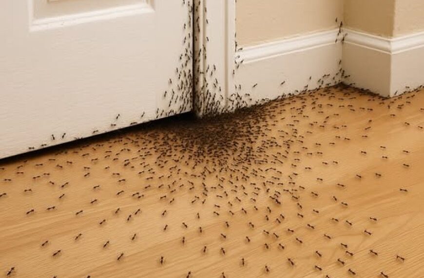 Wenn Sie Ameisen in Ihrem Haus sehen, bedeutet das, dass… etwas Unsichtbares zu Hause passiert