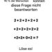 90 % der Menschen können diese Matheaufgabe nicht richtig lösen