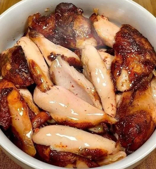 Hähnchenschenkel aus der Heißluftfritteuse