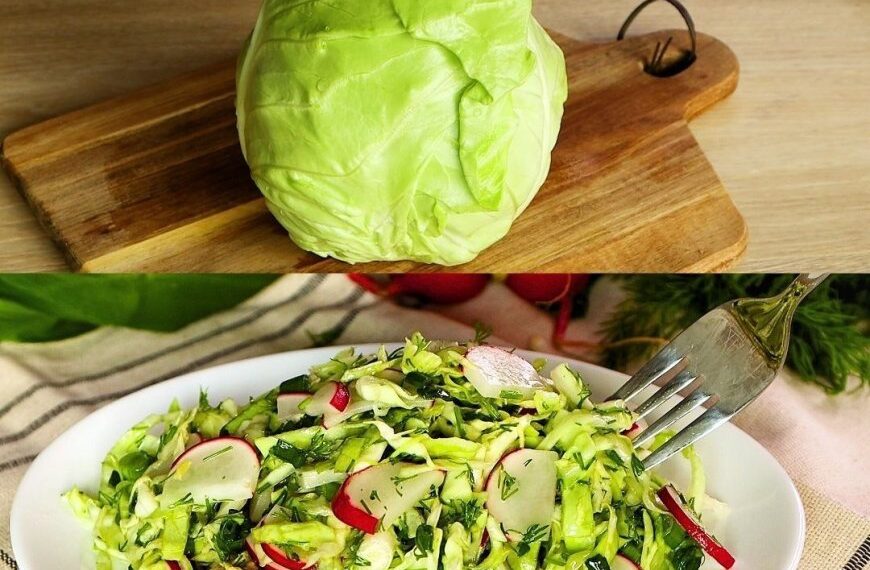 Knackiger Vitaminsalat, der beim Bauchfettabbau hilft