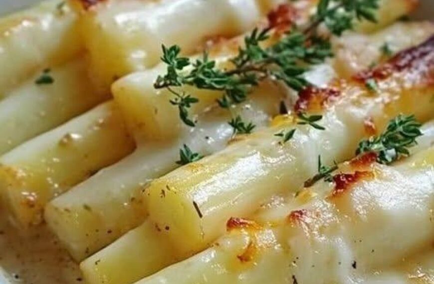 Schmeckt immer und in wenigen minuten fertig, Spargel aus dem Ofen