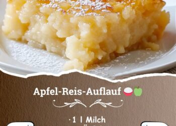 Sooo lecker glaubt mir, Apfel-Reis-Auflauf von dem man nicht genug haben kann!