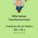 Vermeiden Sie die Verwendung eines Taschenrechners und trainieren Sie stattdessen Ihr Gehirn.