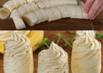 Bananenmousse in 5 Minuten fertig: das beste italienische Dessert