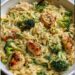 Cremige Hähnchen-Orzo-Pfanne mit Brokkoli – Essen in 30 Minuten