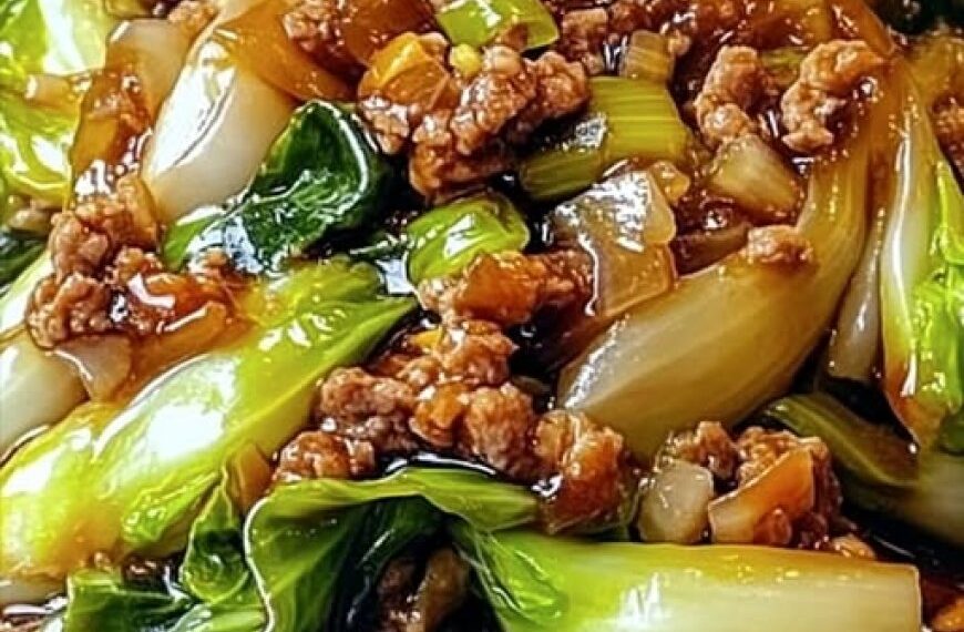 Das brate ich jede Woche, Chinakohl mit 200g Hackfleisch