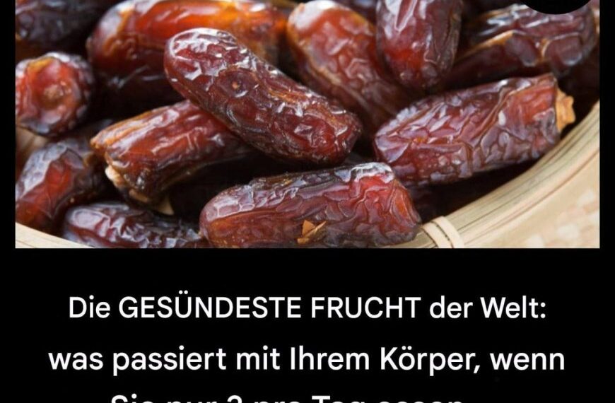 Die GESÜNDESTE OBST der Welt: Was passiert mit deinem Körper, wenn du nur 3 am Tag isst