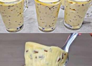 Einfaches cremiges Dessert: Einfach im Mixer zubereiten