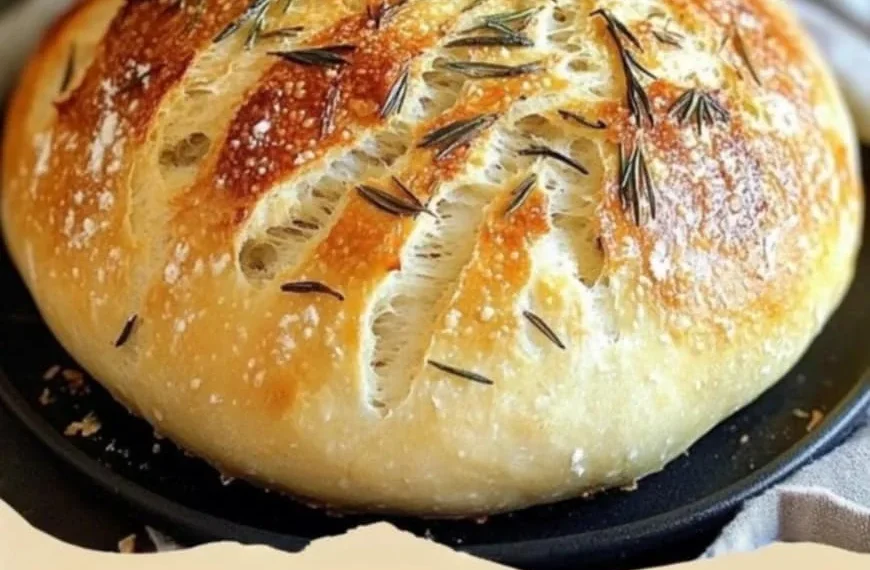 Mein faules Brotrezept, dieses Knoblauchbrot ohne Kneten backe ich immer wieder