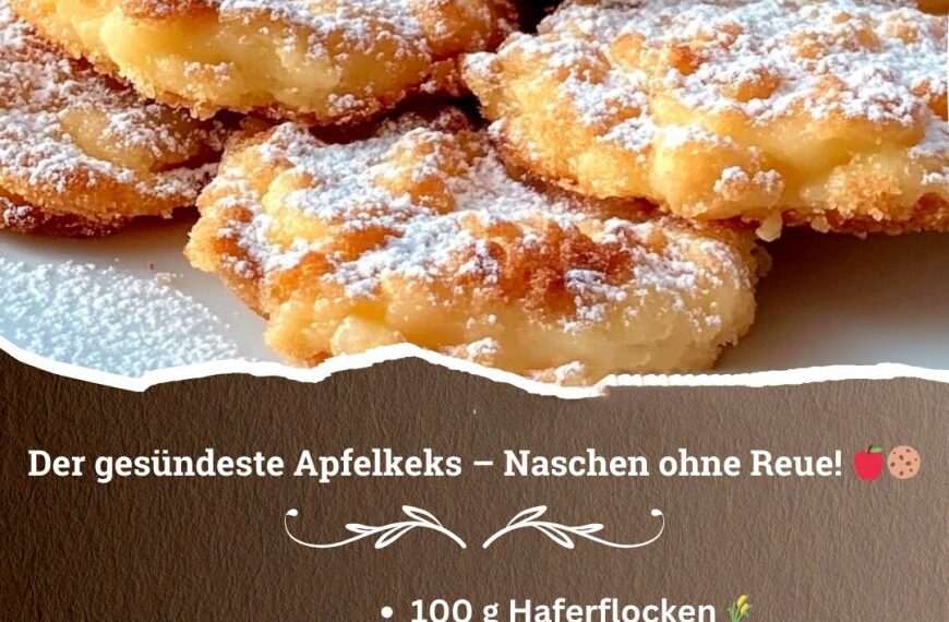 Wooow Apfelkekse ohne ein Gramm Mehl, in 15 Minuten die miss man lieben!