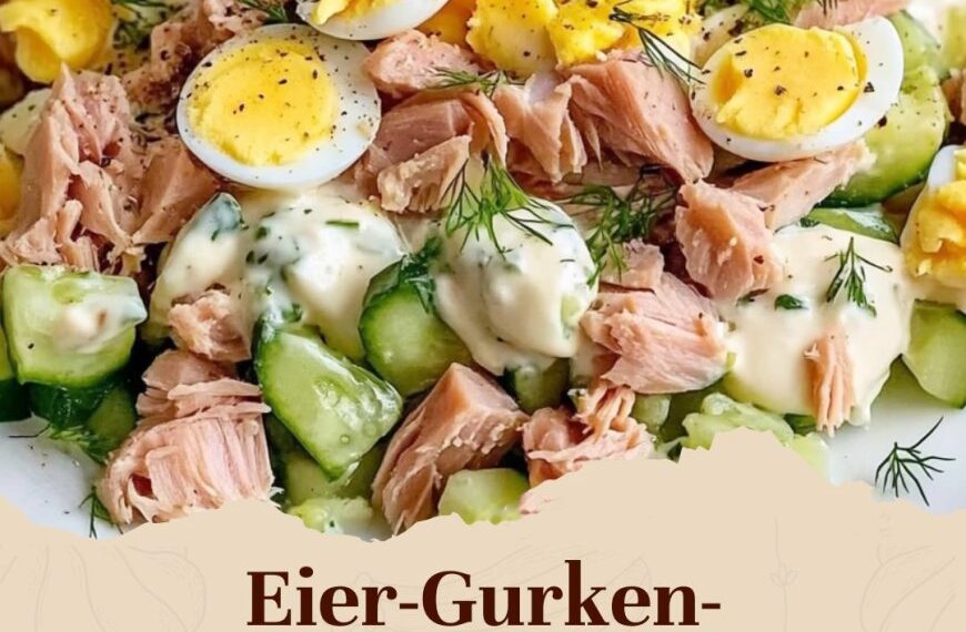 Wooow wie kann Salat soo lecker sein, Eier-Gurken-Thunfischsalat