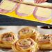 Blätterteig-Schnecken mit Schinken und Käse