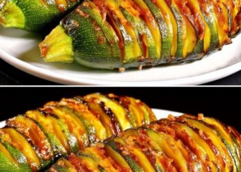 Das beste Hasselback Zucchini Rezept