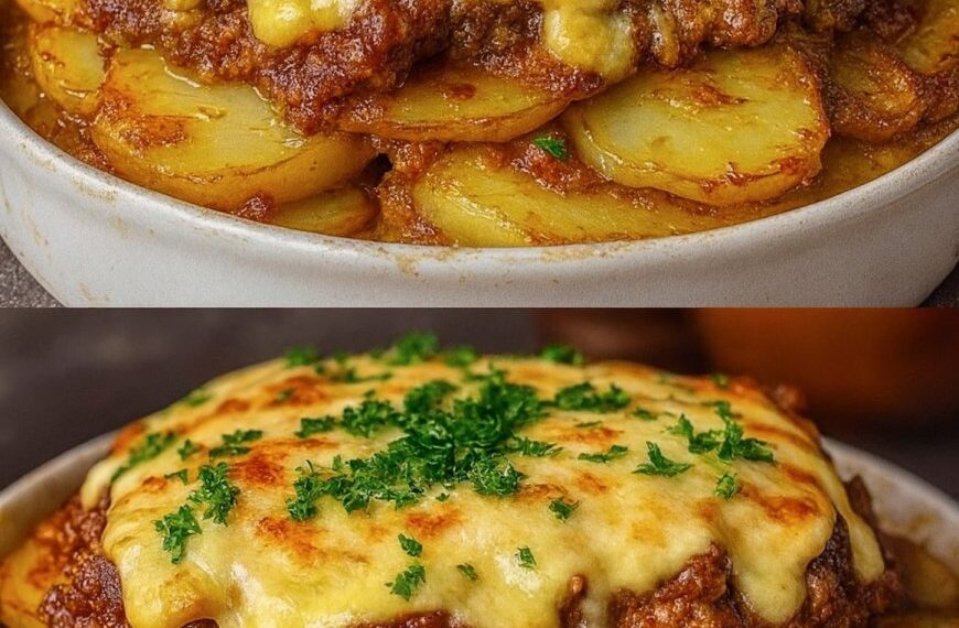 Gyros-Auflauf mit Knoblauch & Sauce Hollandaise Mediterraner Genuss aus dem Ofen