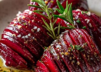 Ofen Rote Bete mit Knoblauchbutter Ein Küchenschatz aus Omas Sammlung