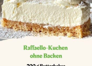 Raffaello Kuchen ohne Backen Traumhaft cremig und einfach