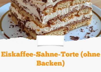 Eiskaffee-Sahne-Torte (ohne Backen)☕🍰