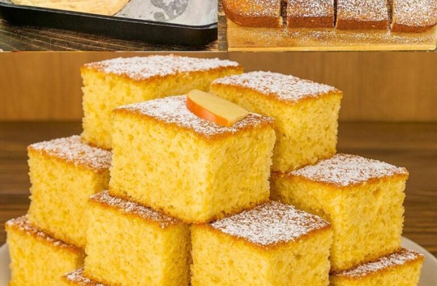 Nur 2 Äpfel mixen und schon hast du den fluffigsten Apfelkuchen der Welt