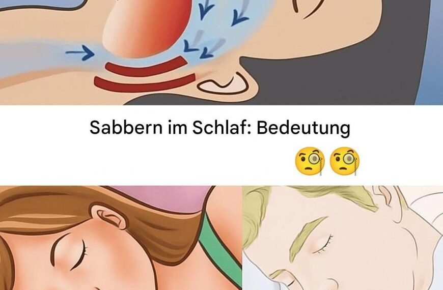 Wenn Sie im Schlaf sabbern, ist das ein Signal Ihres Körperss