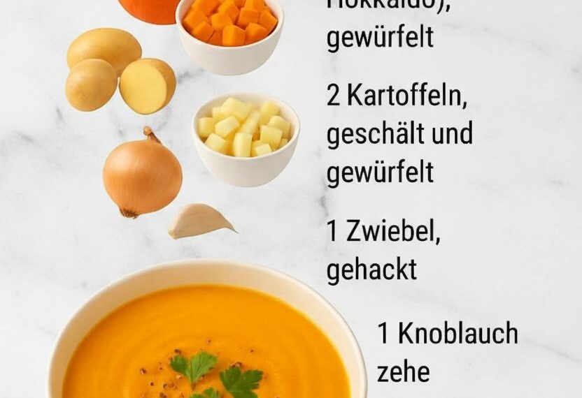 Cremige Kürbissuppe – Herbstgenuss pur!