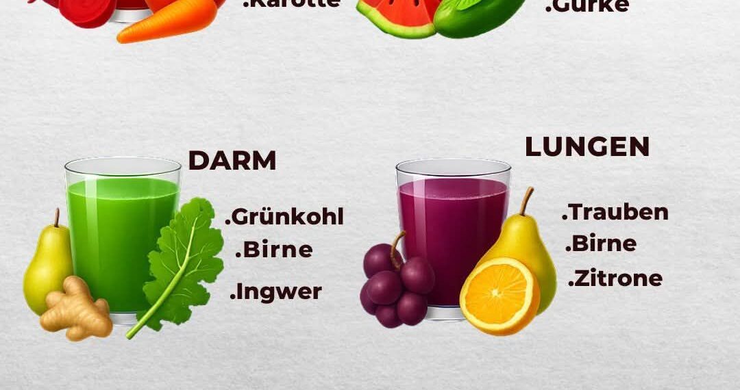 Ganzköper-Entgiftung: Natürliche Heilung für jeden Organ-Bereich