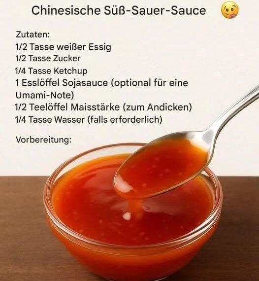 Chinesische Süss-Saure Sosse