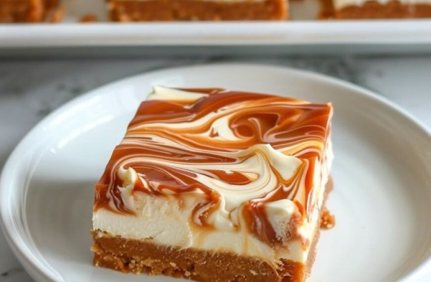 Karamell Käsekuchen Riegel sind ein köstlicher Leckerbissen