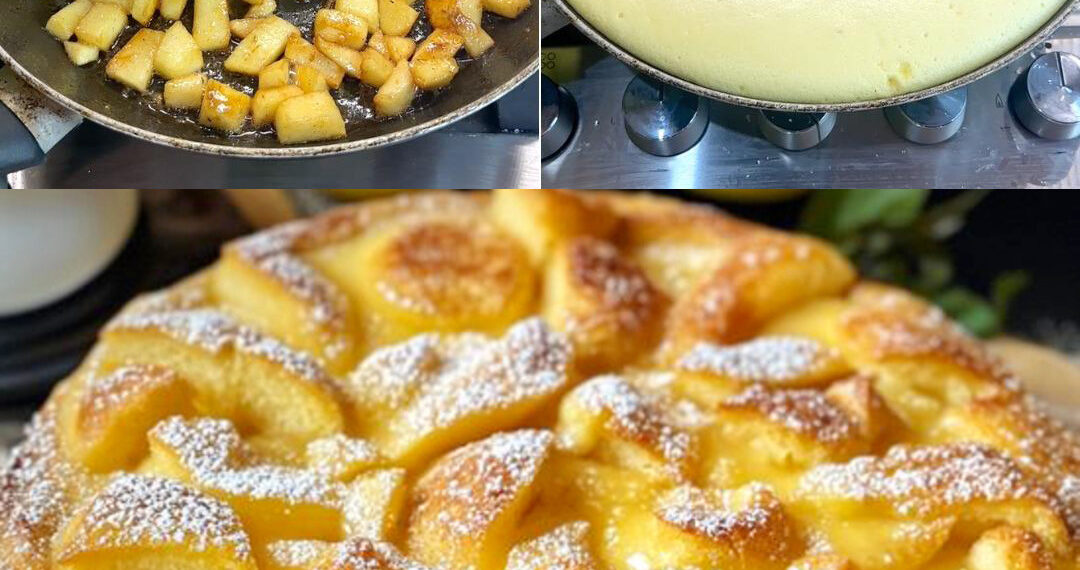 10 Minuten Apfelkuchen mit nur 3 Äpfel, Den liebt meine Familie!