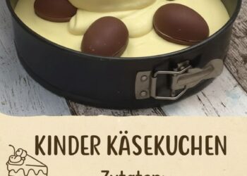 Kinder Käsekuchen – Cremiger Schoko-Quarkkuchen mit Butterkeksboden | Einfaches deutsches Lieblingsrezept