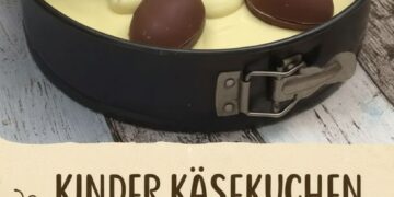 Kinder Käsekuchen – Cremiger Schoko-Quarkkuchen mit Butterkeksboden | Einfaches deutsches Lieblingsrezept