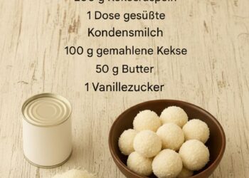 Ungebackene Kokosbällchen – Einfaches Rezept für schnelle Kokoskugeln ohne Backen