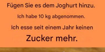 "Einfach ins Joghurt geben. Ich habe 9 Kilo abgenommen. Seit einem Jahr esse ich keinen Zucker mehr."