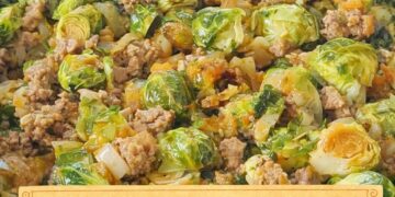 Achtung Suchtgefahr – Rosenkohl-Hackfleisch-Pfanne!