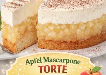 Apfel-Mascarpone-Torte – cremig-fruchtig, ein Stück reicht nie!