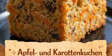 Dieser Apfel- und Karottenkuchen ist herrlich saftig, wunderbar aromatisch und jeder Bissen pure Wohlfühlfreude