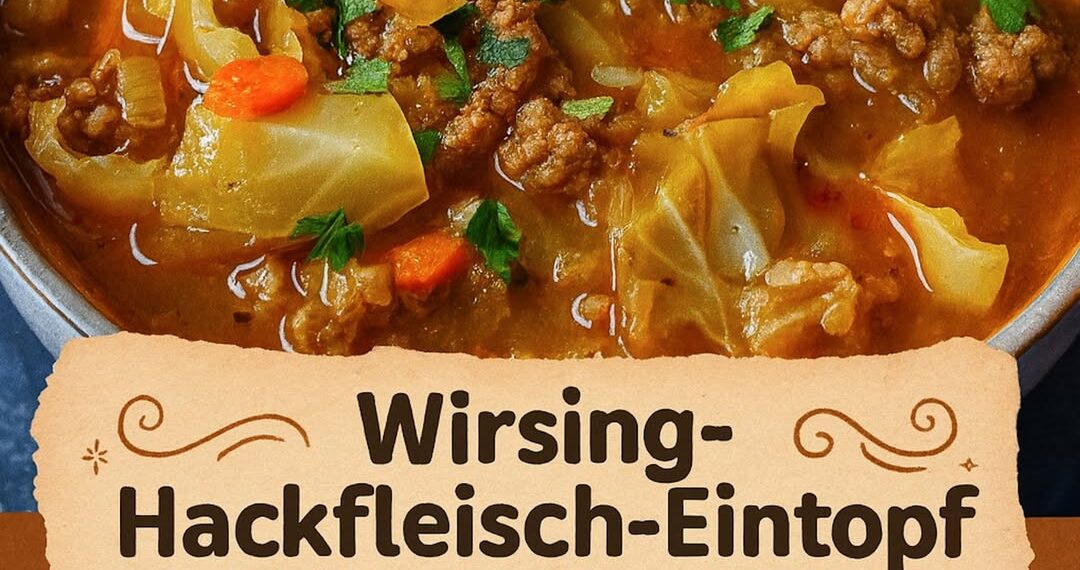 Dieser Wirsing-Hackfleisch-Eintopf wärmt dich bis ins Herz!