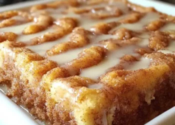 Ein Kuchen, der nach Zuhause schmeckt, Saftiger Zimtschnecken-Apfelkuchen