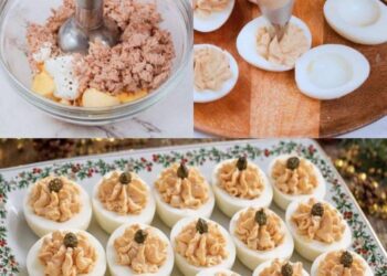 In Minuten gemacht, diese gefüllten Eier überleben kein Familienessen