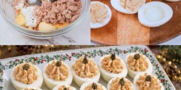 In Minuten gemacht, diese gefüllten Eier überleben kein Familienessen