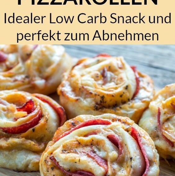 Low Carb Pizzaschnecken – Leckeres Rezept zum Abnehmen