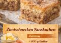 Achtung Suchtfaktor 10, Zimtschnecken Nusskuchen !