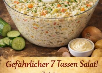 Achtung Suchtfaktor, 7 Tassen Salat einzigartig lecker