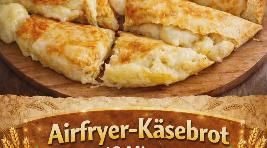 🧀 Airfryer-Käsebrot – schnell & unglaublich lecker