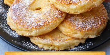 Apfelküchle in 3 Minuten – so einfach & so gut!