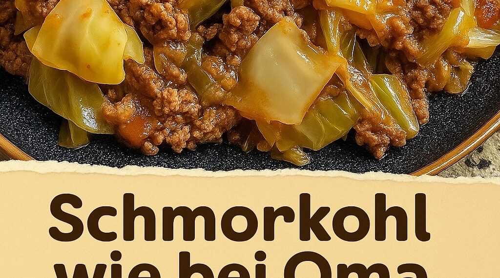 Das liebt die ganze Familie – 20 Minuten Schmorkohl mit Hackfleisch 🥘❤️